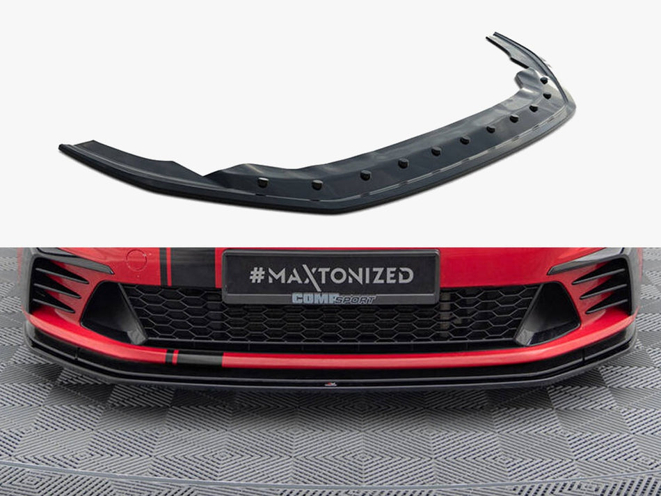 Maxton Front Splitter VW Golf Mk7 GTI Clubsport - Textured