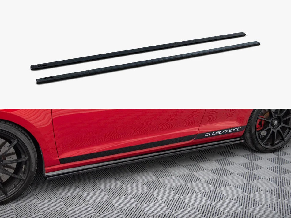 Maxton Side Skirts Diffusers VW Golf Mk7 GTI Clubsport