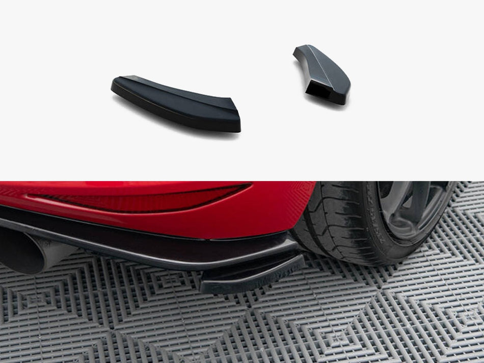 Maxton Rear Side Splitters VW Golf Mk7 GTI Clubsport - Carbon Look