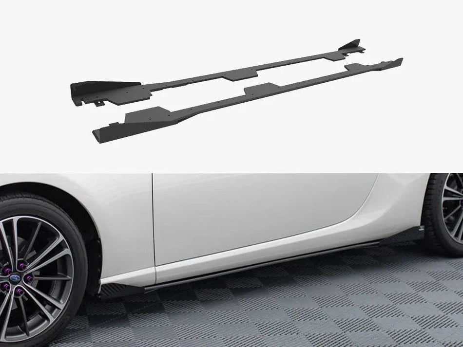 Maxton Street PRO Side Skirts Diffusers + Flaps Subaru BRZ Mk1 / Mk1 Facelift