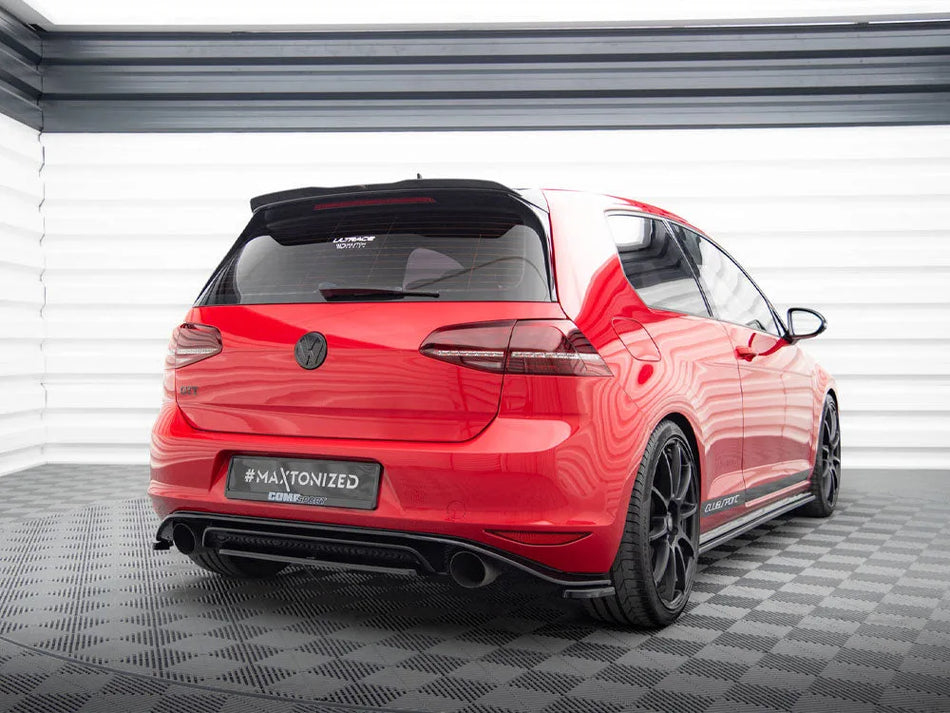 Maxton Central Rear Splitter VW Golf GTI Mk7 Clubsport