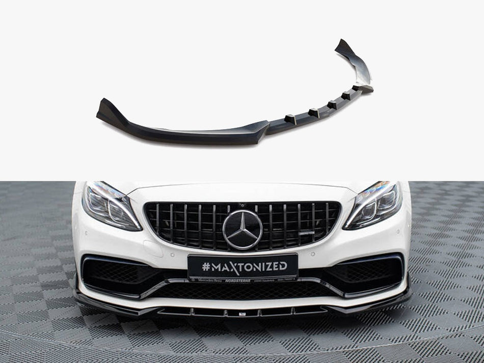 Maxton Front Splitter V.2 Mercedes-AMG C63 Sedan / Estate W205 / S205