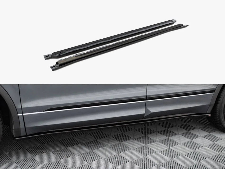 Maxton Side Skirts Diffusers VW Tiguan Allspace Mk2