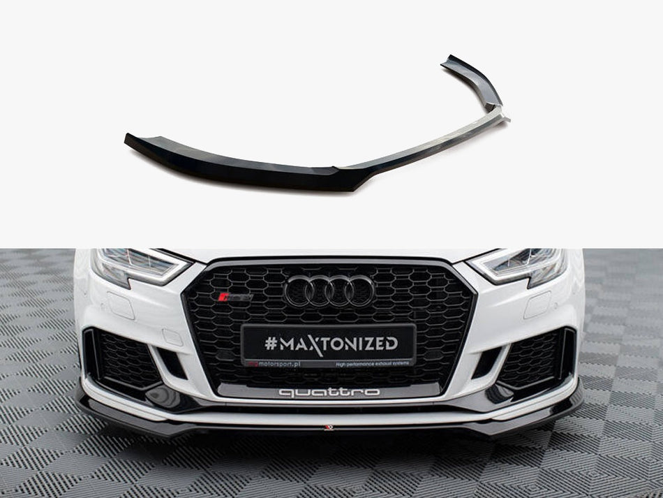 Maxton Front Splitter V.5 Audi RS3 Sedan 8V Facelift