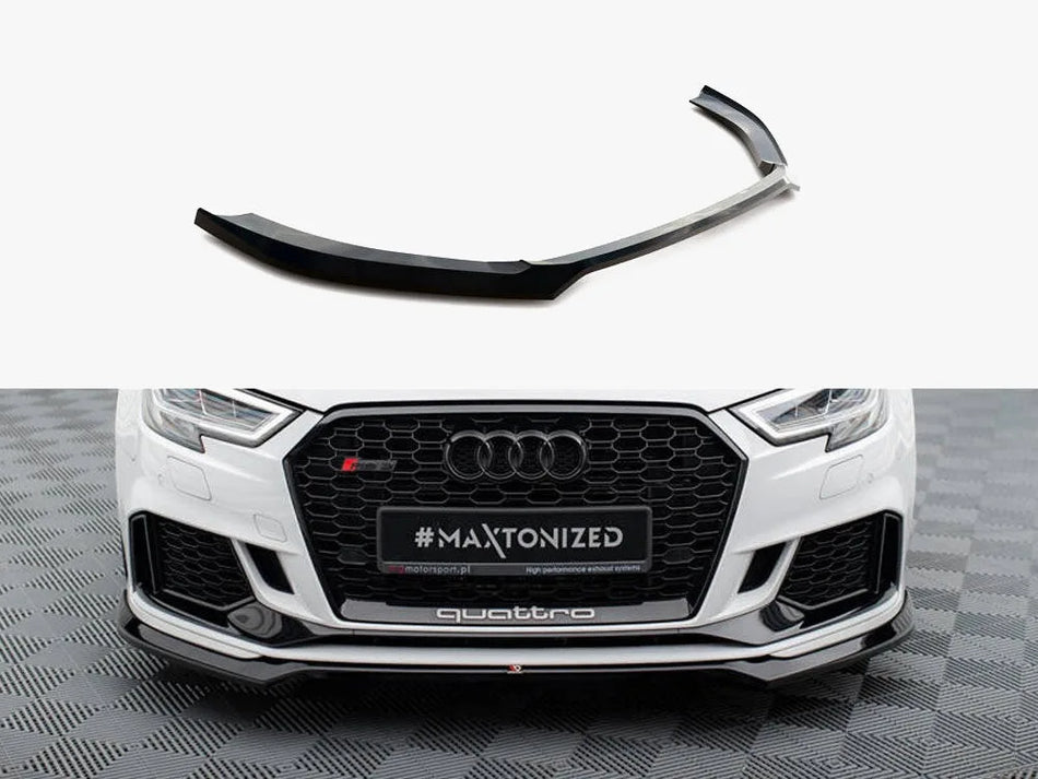 Maxton Front Splitter V.5 Audi RS3 Sedan 8V Facelift