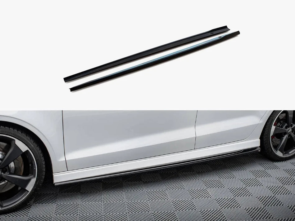 Maxton Side Skirts Diffusers V.2 Audi RS3 Sedan 8V Facelift