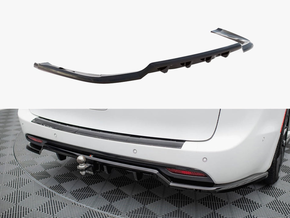 Maxton Central Rear Splitter (Vertical Bars) Chrysler Pacifica Mk2 Facelift