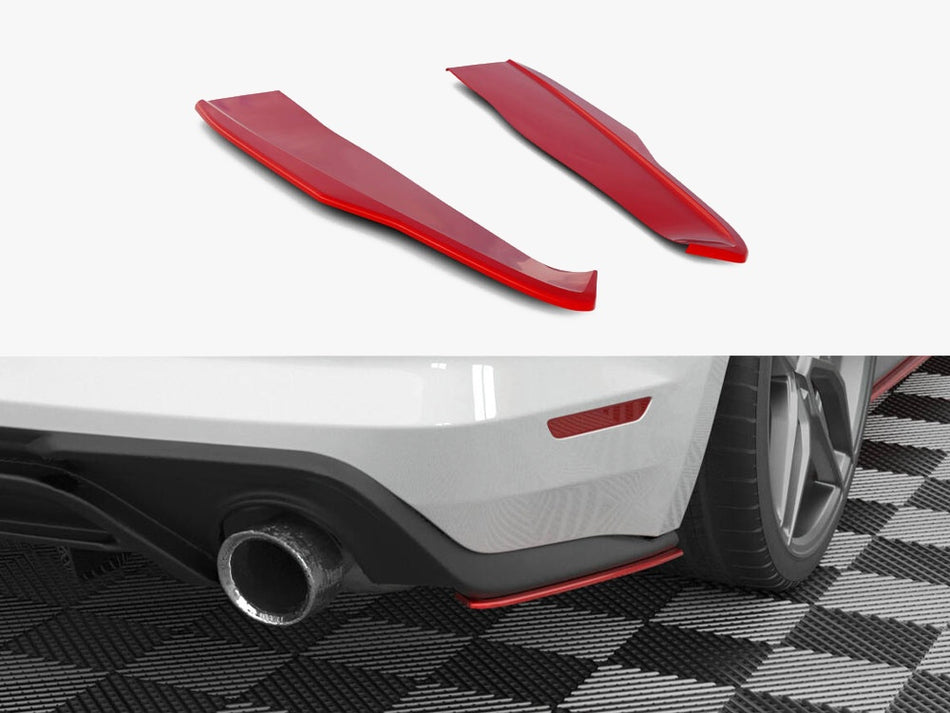 Maxton Rear Side Splitters V.2 Ford Mustang Mk6 Facelift