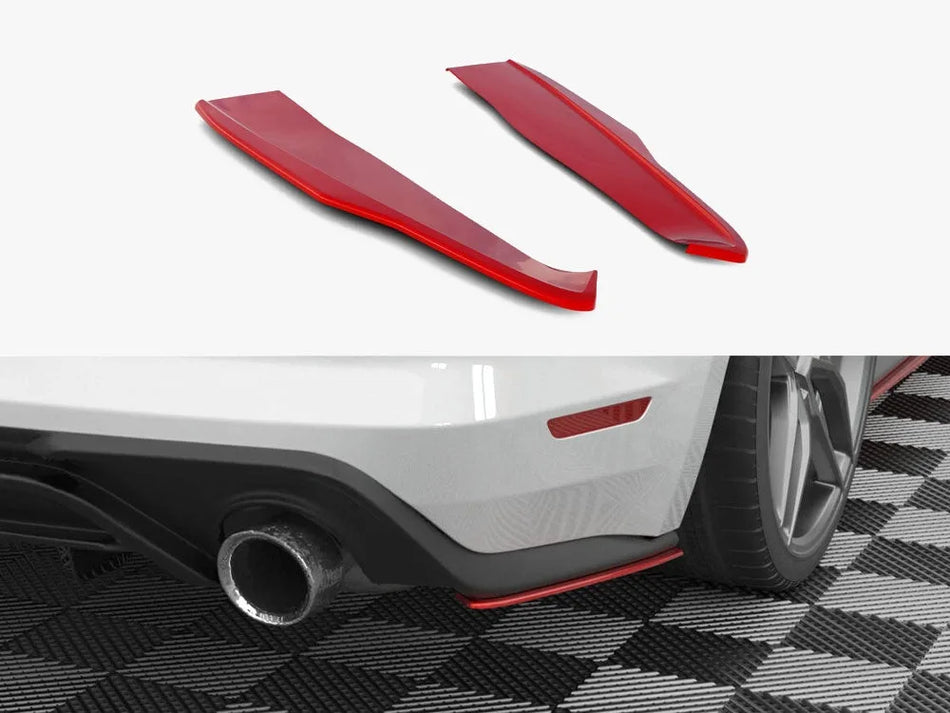 Maxton Rear Side Splitters V.2 Ford Mustang Mk6 Facelift