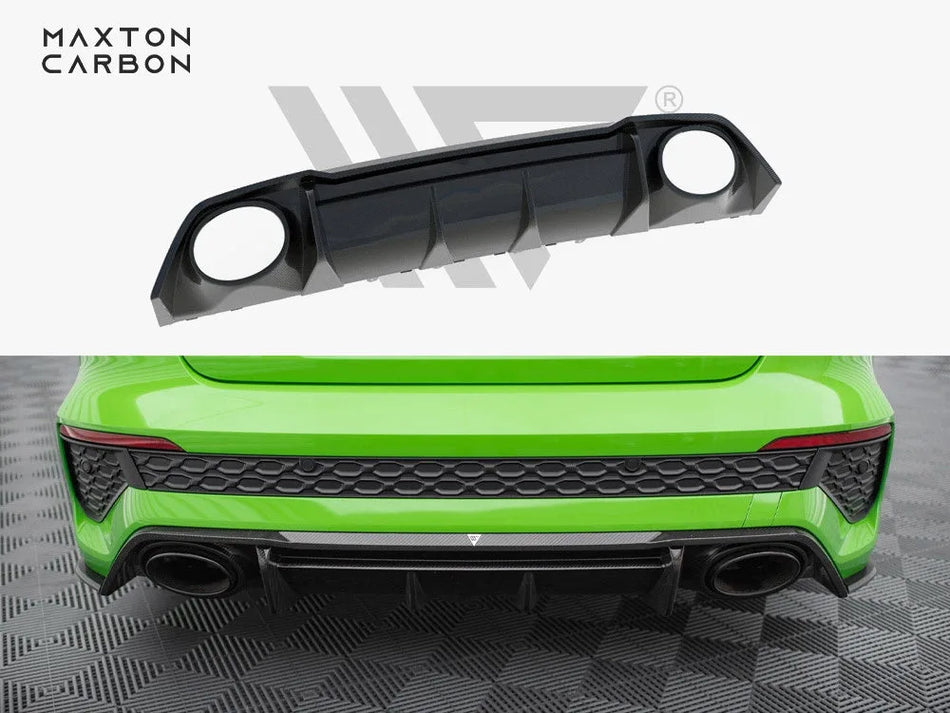Maxton Carbon Fiber Rear Diffuser Audi RS3 8Y