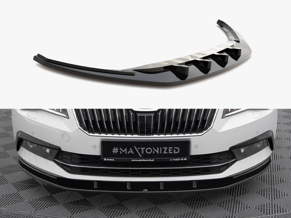 Maxton Front Splitter V.3 Skoda Superb Mk3