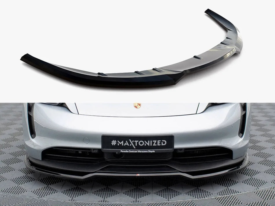 Maxton Front Splitter Porsche Taycan / Taycan 4 / Taycan 4S / Taycan GTS Mk1