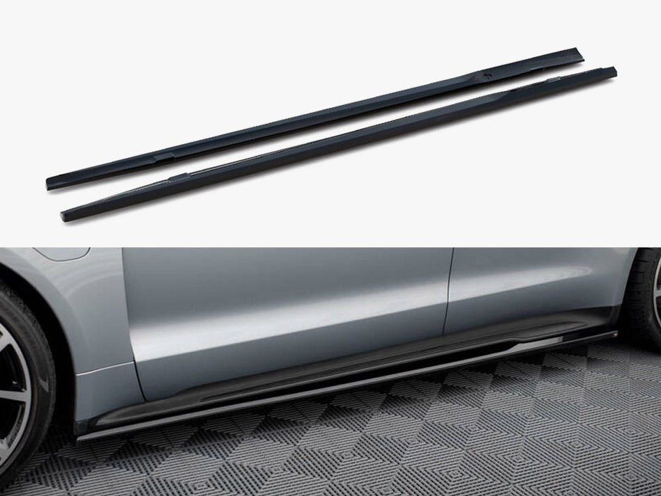 Maxton Side Skirts Diffusers Porsche Taycan Sport Design / Taycan 4 Sport Design / Taycan 4S Sport Design / Taycan GTS Sport Design Mk1