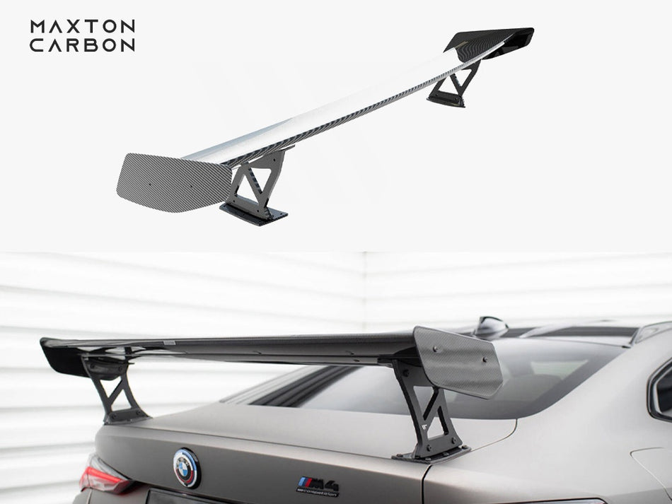 Maxton Carbon Spoiler With External Brackets Uprights BMW M4 G82 / G82 Facelift / M440i / 4 M-Pack G22 / G22 Facelift