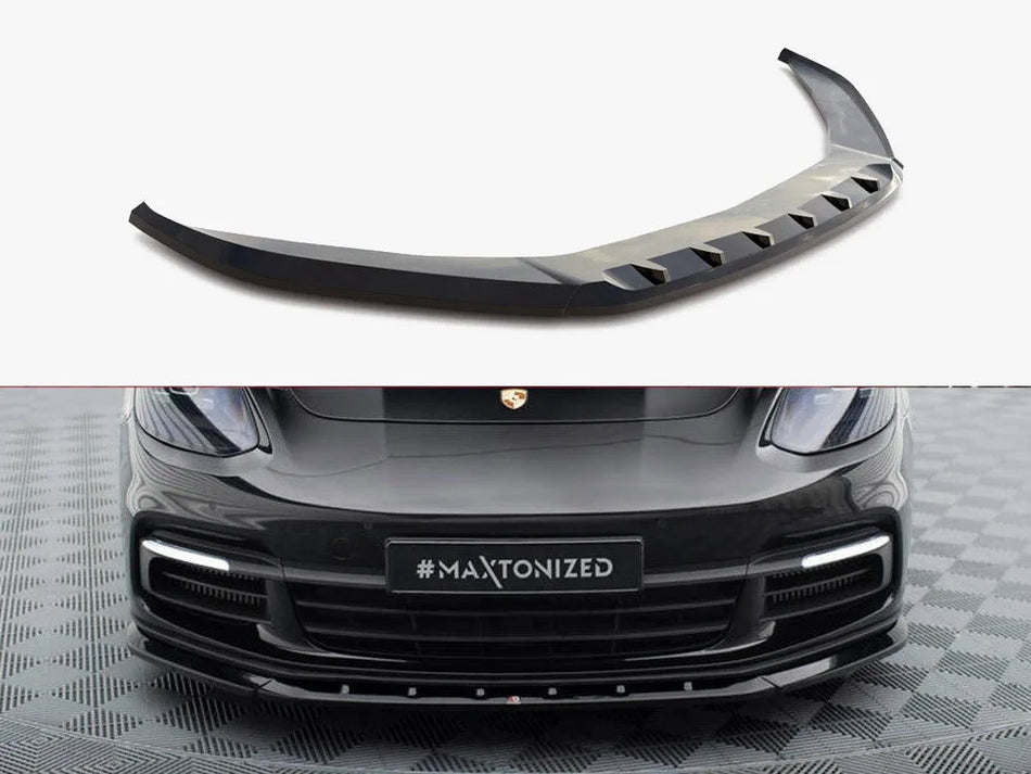 Maxton Front Splitter V.1 Porsche Panamera E-Hybrid / Panamera 4S 971