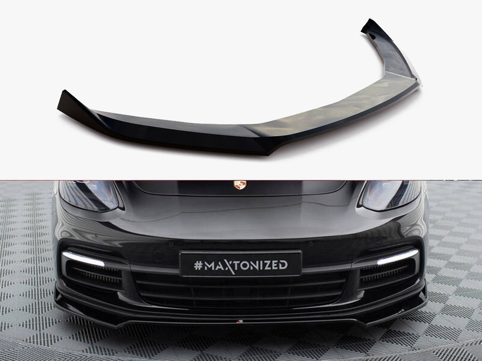 Maxton Front Splitter V.2 Porsche Panamera E-Hybrid / Panamera 4S 971