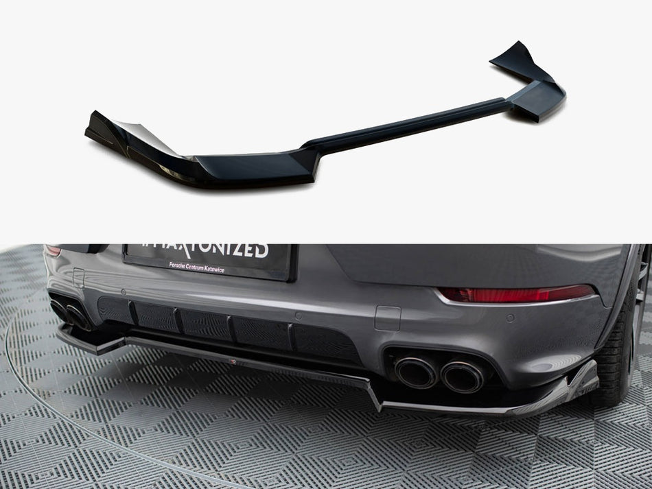 Maxton Rear Splitter Porsche Cayenne SUV / Coupe Mk3 Facelift