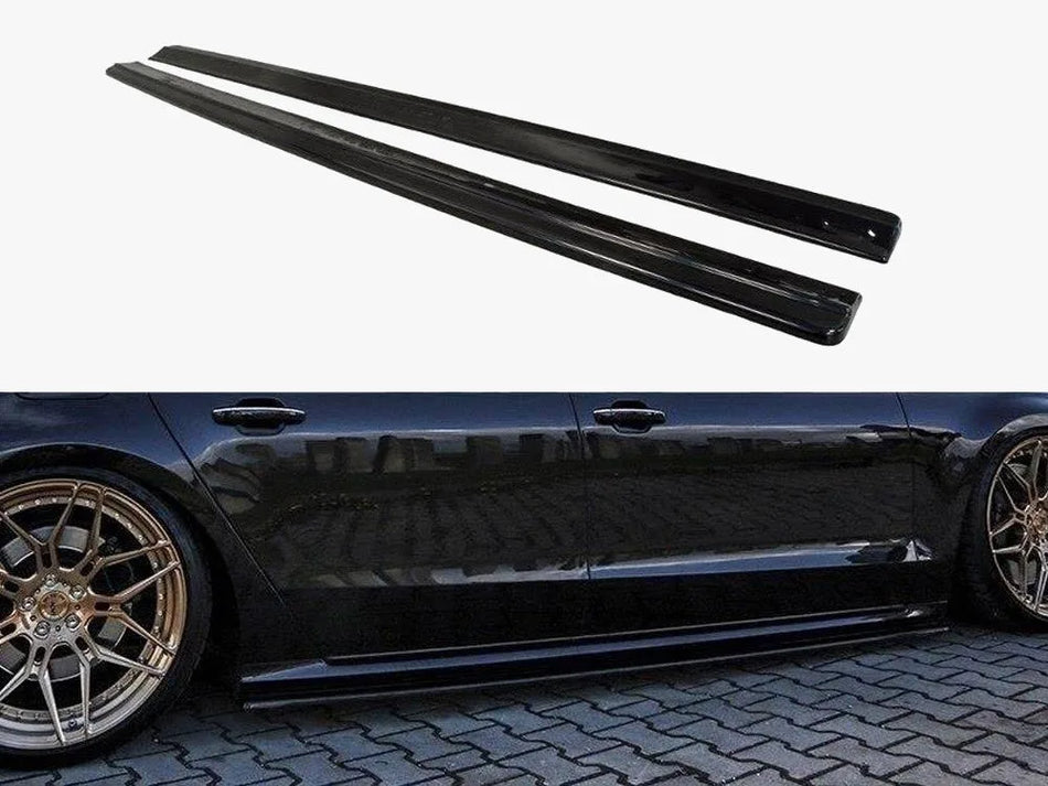 Maxton Side Skirts Diffusers Audi S8 D4 FL