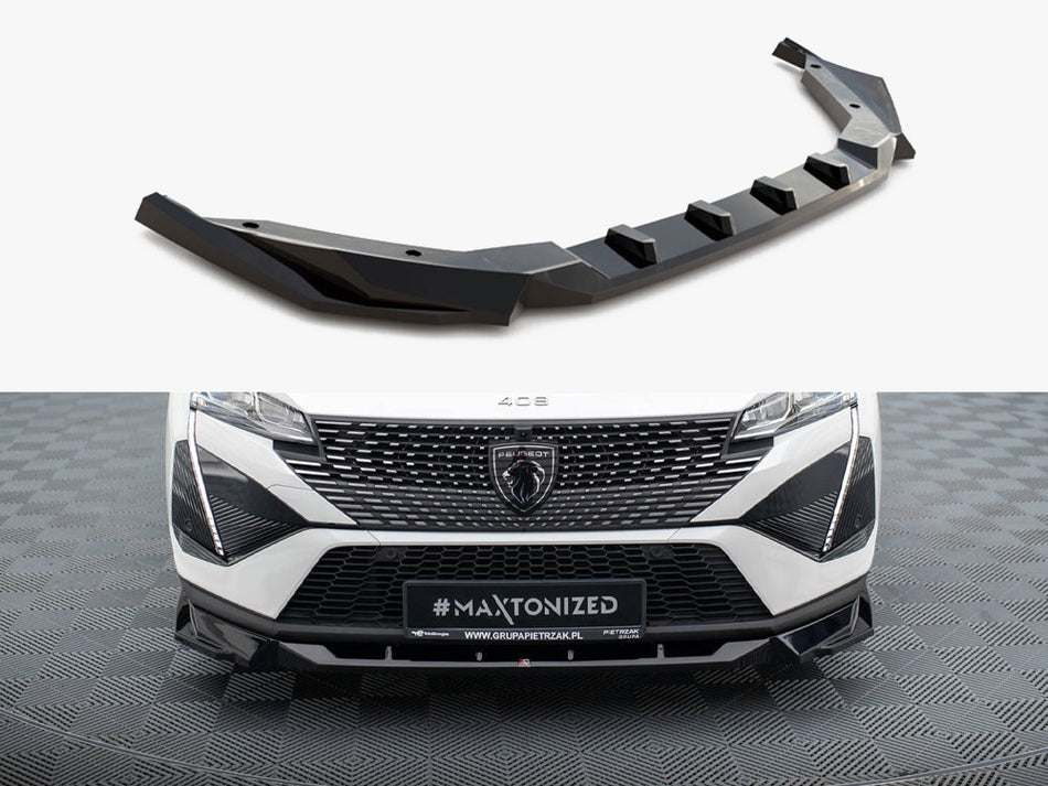 Maxton Front Splitter Peugeot 408 Mk1