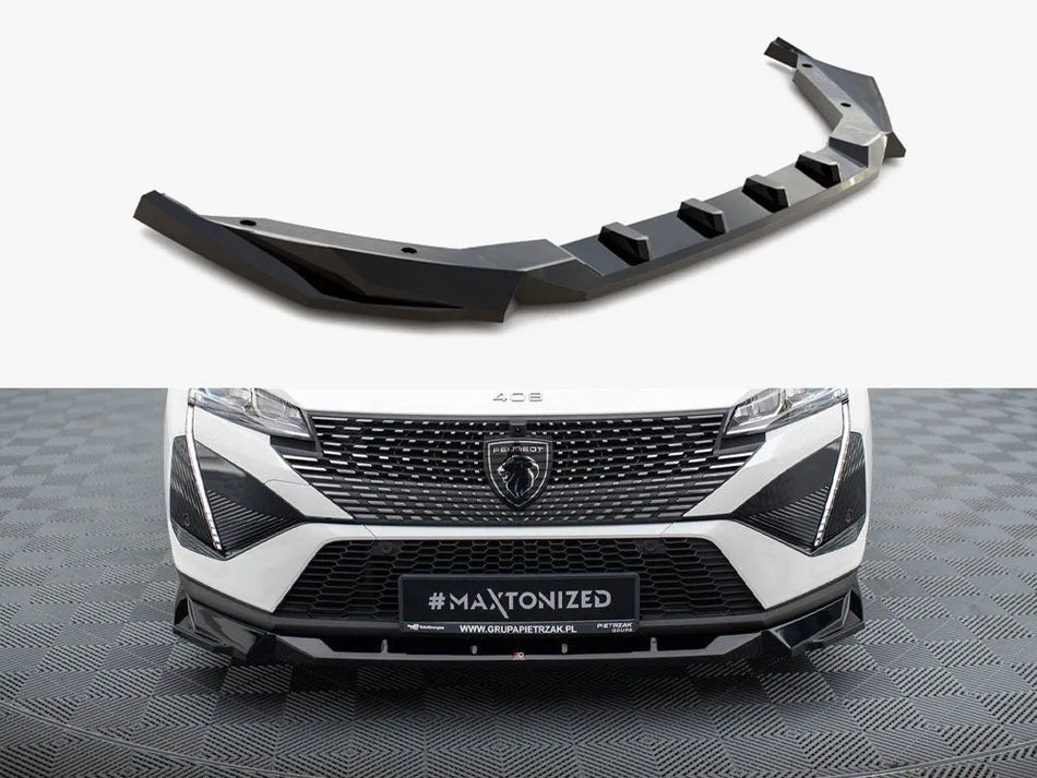 Maxton Front Splitter Peugeot 408 Mk1