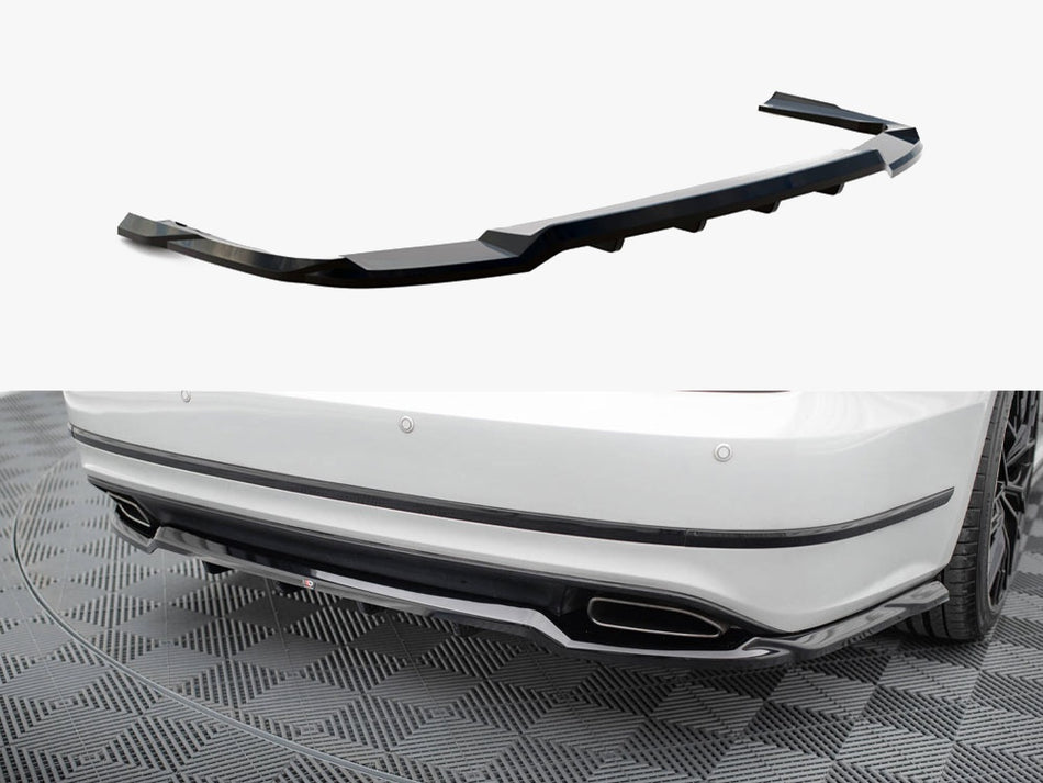 Maxton Rear Splitter (Vertical Bars) Volkswagen Passat GT B8 Facelift USA
