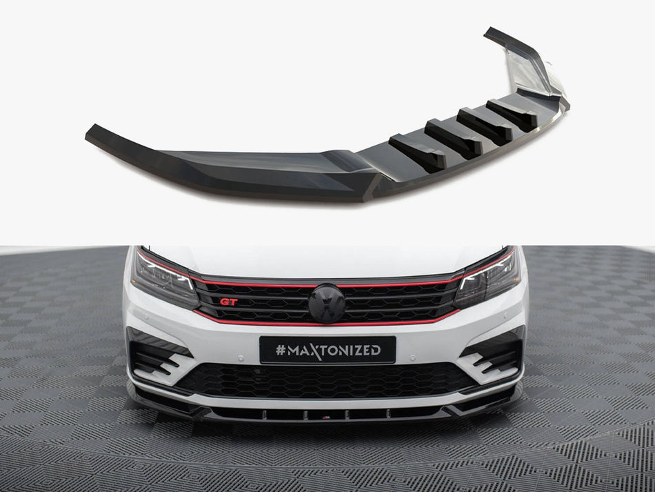 Maxton Front Splitter V.1 Volkswagen Passat GT B8 Facelift USA
