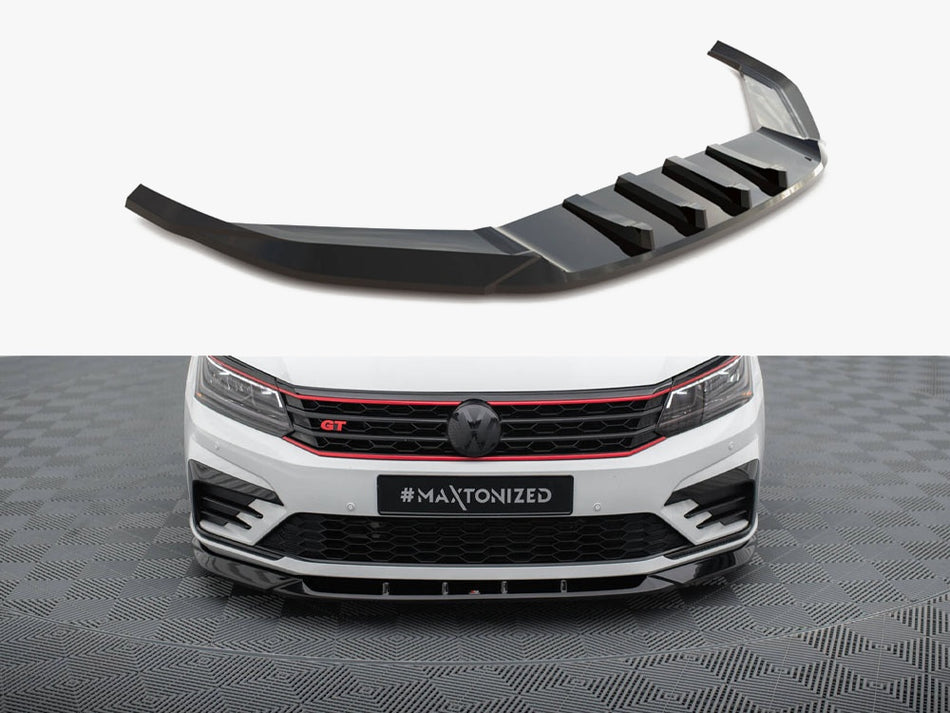 Maxton Front Splitter V.2 Volkswagen Passat GT B8 Facelift USA