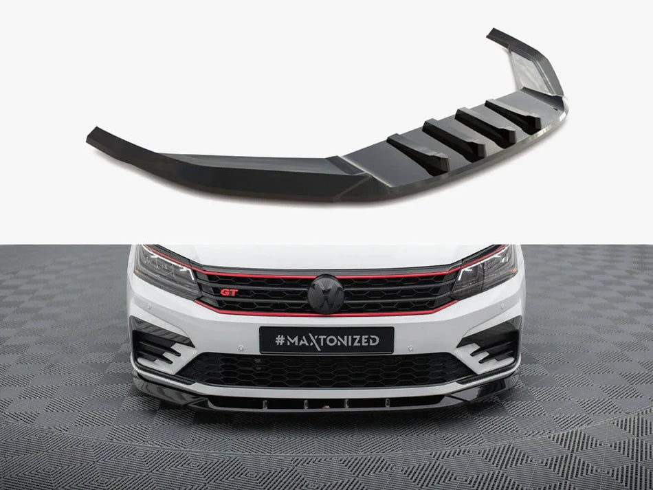 Maxton Front Splitter V.2 Volkswagen Passat GT B8 Facelift USA