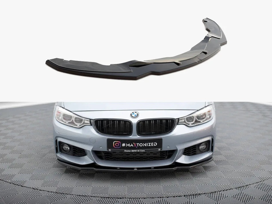 Maxton Front Splitter V.1 BMW 4 Coupe / Gran Coupe / Cabrio M-Pack F32 / F36 / F33
