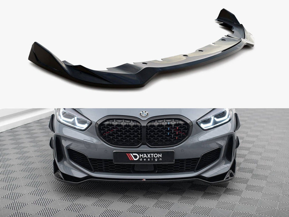 Maxton Front Splitter V.5 BMW 1 F40 M-Sport / M135i TEXTURED