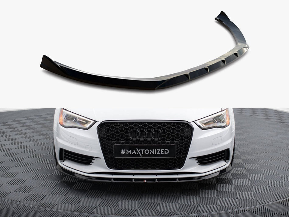 Maxton Front Splitter V.1 Audi A3 Sedan 8V