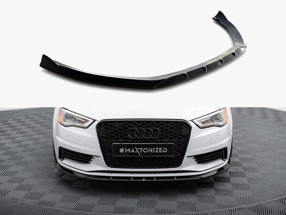 Maxton Front Splitter V.1 Audi A3 Sedan 8V