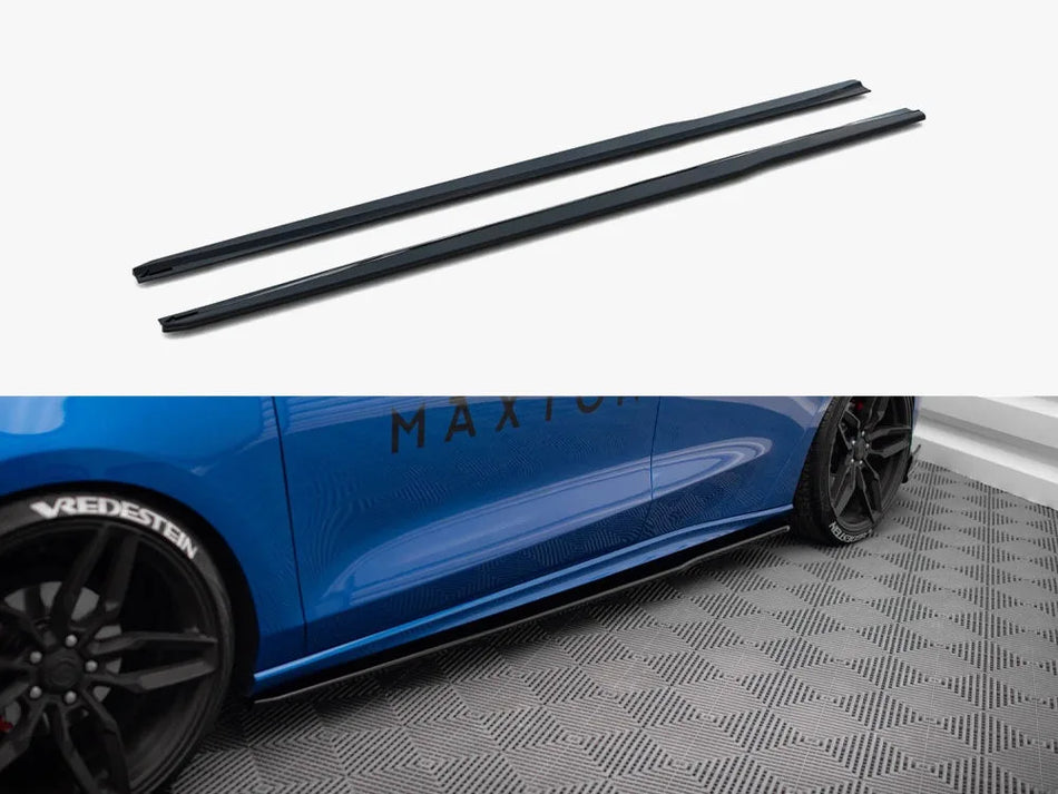Maxton Side Skirts Diffusers V.3 Ford Focus ST / ST-Line Mk4