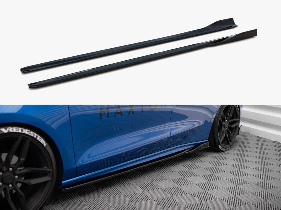 Maxton Side Skirts Diffusers V.4 Ford Focus ST / ST-Line Mk4