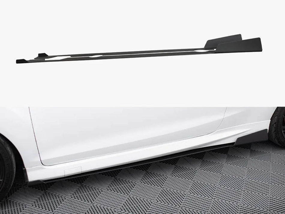 Maxton Racing Side Skirts Splitters Ford Fiesta Mk7 ST Facelift