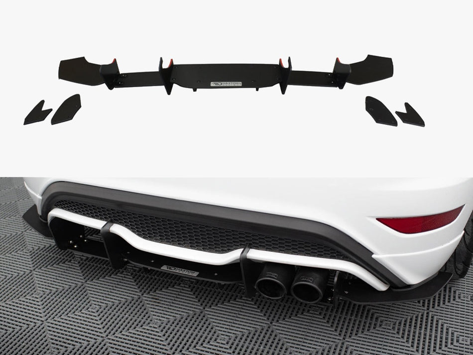 Maxton Rear Diffuser V.2 Ford Fiesta ST Mk7 FL