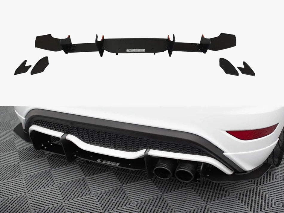 Maxton Rear Diffuser V.2 Ford Fiesta ST Mk7 FL