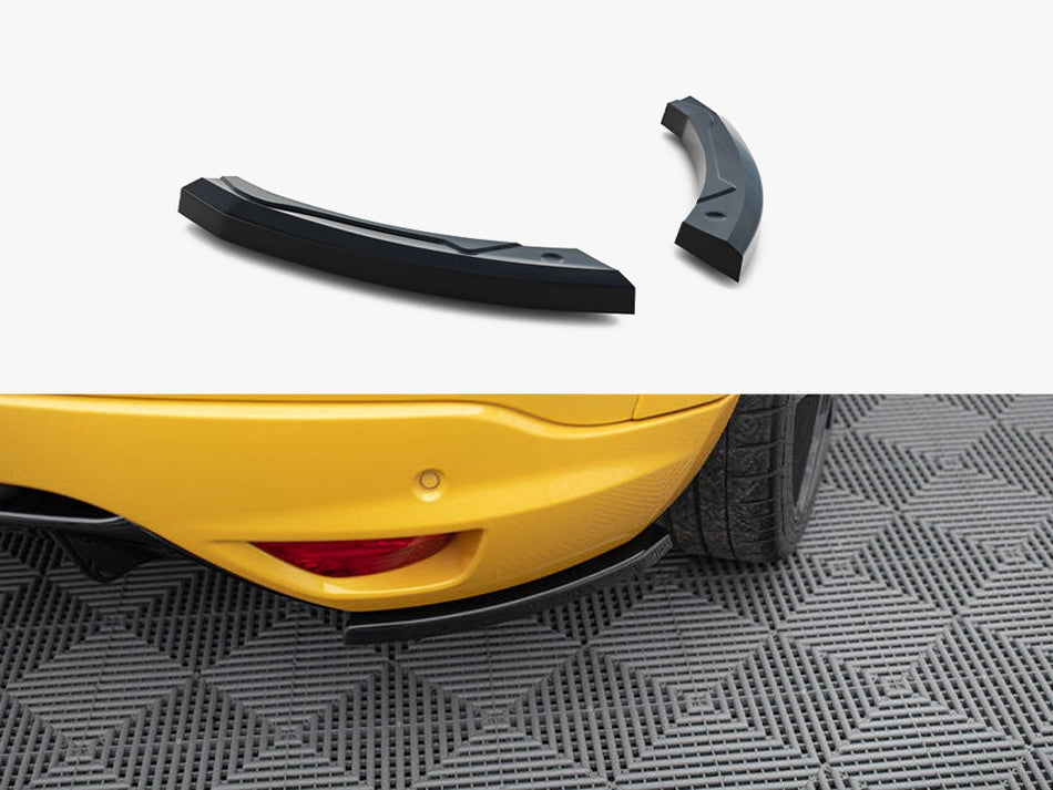 Maxton Rear Side Splitters Renault Megane 3 RS - Carbon Look