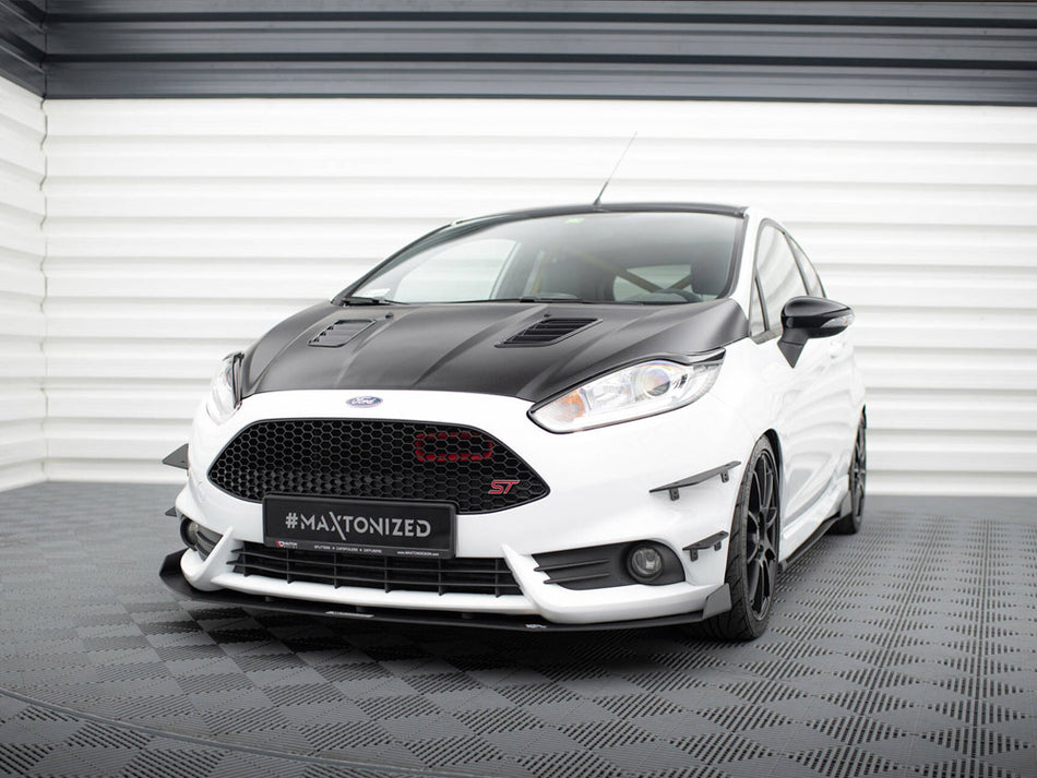 Maxton Front Racing Splitter V.3 Ford Fiesta ST Mk7 FL