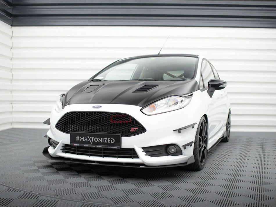 Maxton Front Racing Splitter V.3 Ford Fiesta ST Mk7 FL