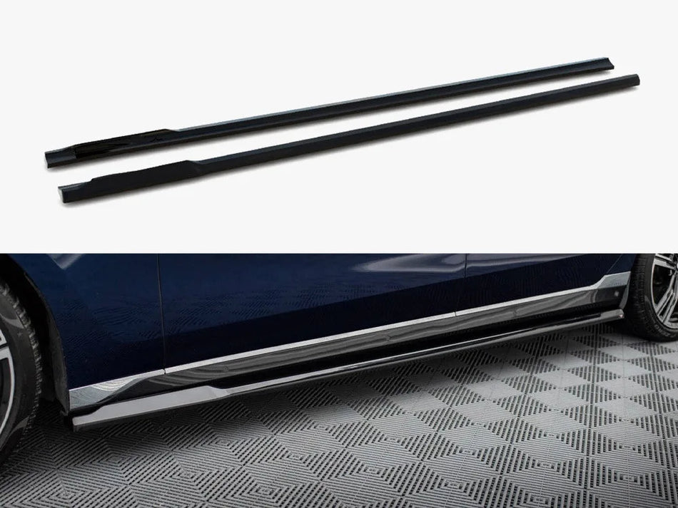 Maxton Side Skirt Diffusers BMW 750e M-Pack G70