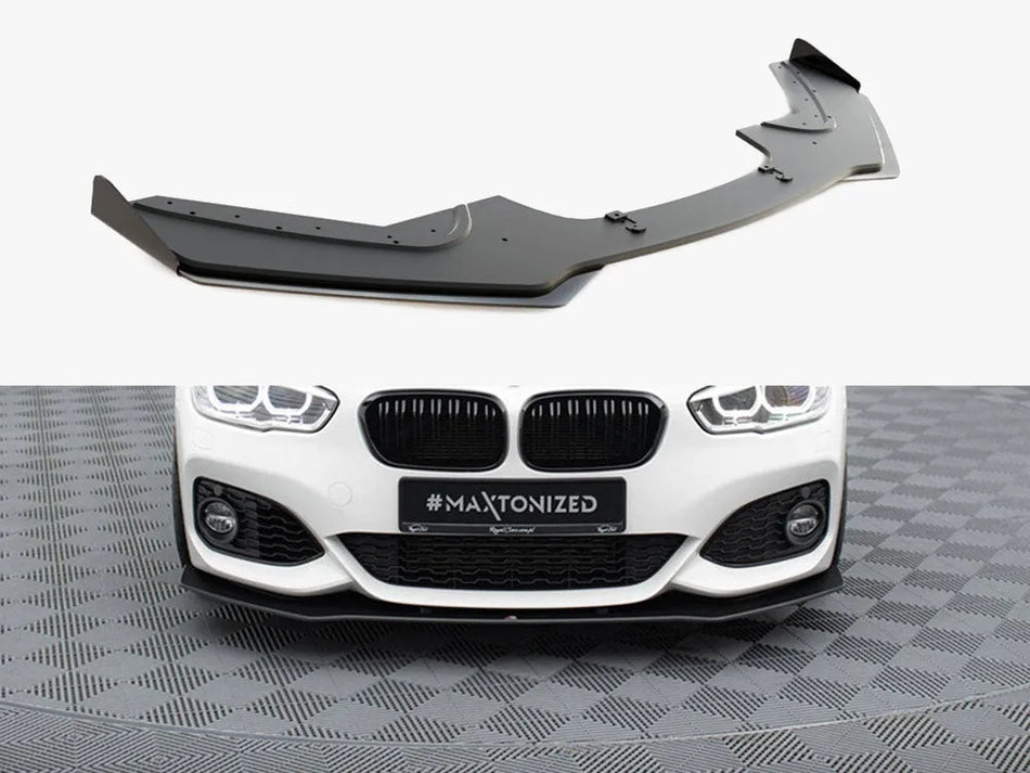 Maxton Street PRO Front Splitter V.3 + Flaps BMW 1 F20 M-Pack Facelift / M140i