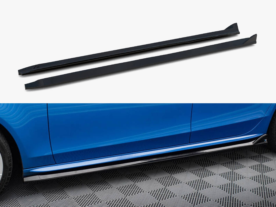 Maxton Side Skirts Diffusers V.4 Audi A4 / A4 S-Line / S4 B8