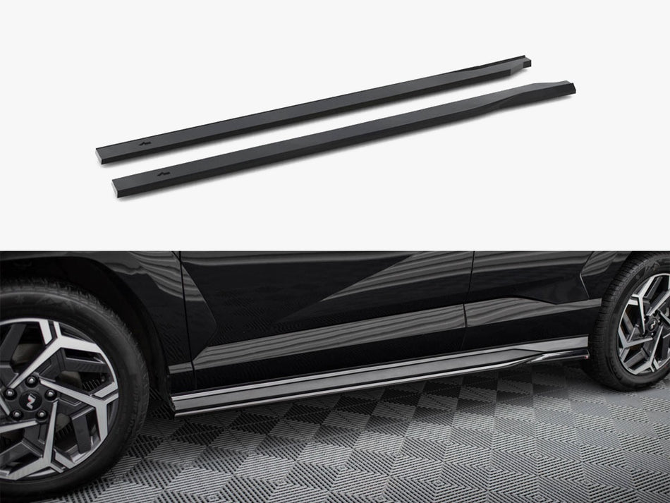 Maxton Side Skirts Diffusers Hyundai Kona N-line Mk2