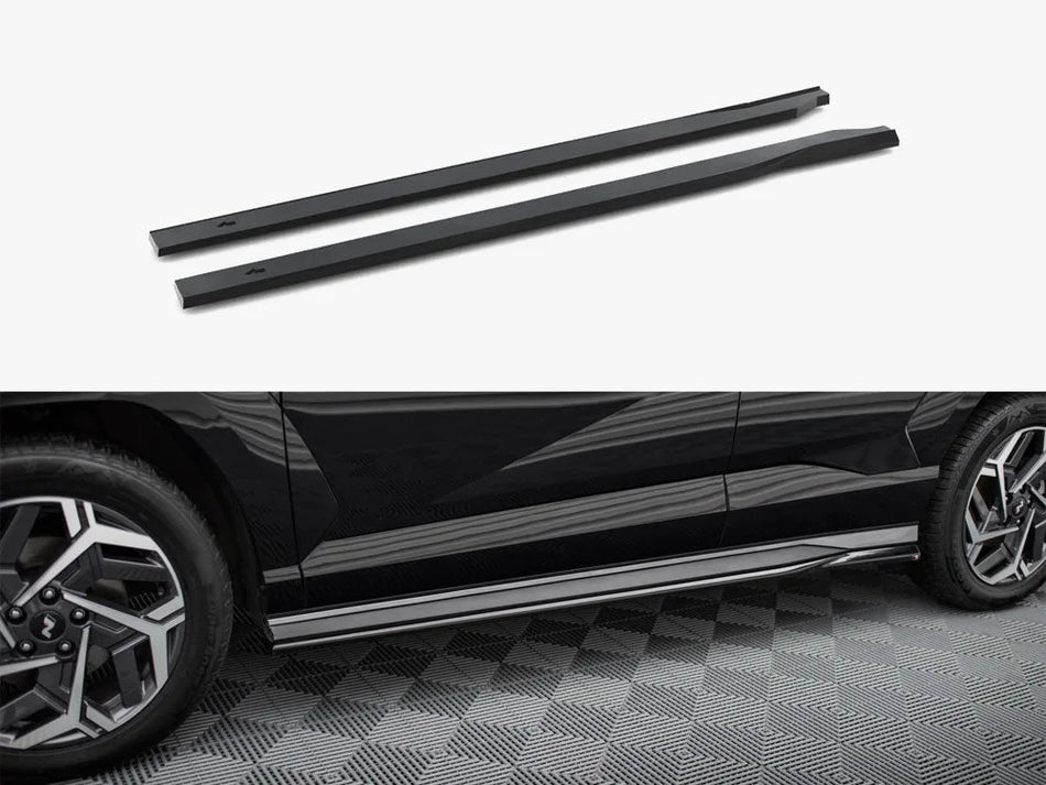 Maxton Side Skirts Diffusers Hyundai Kona N-line Mk2