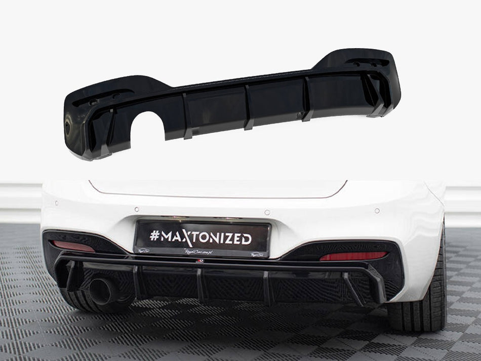 Maxton Rear Valance V.3 BMW 1 M-Pack F20 Facelift (Version with single exhaust on one side)