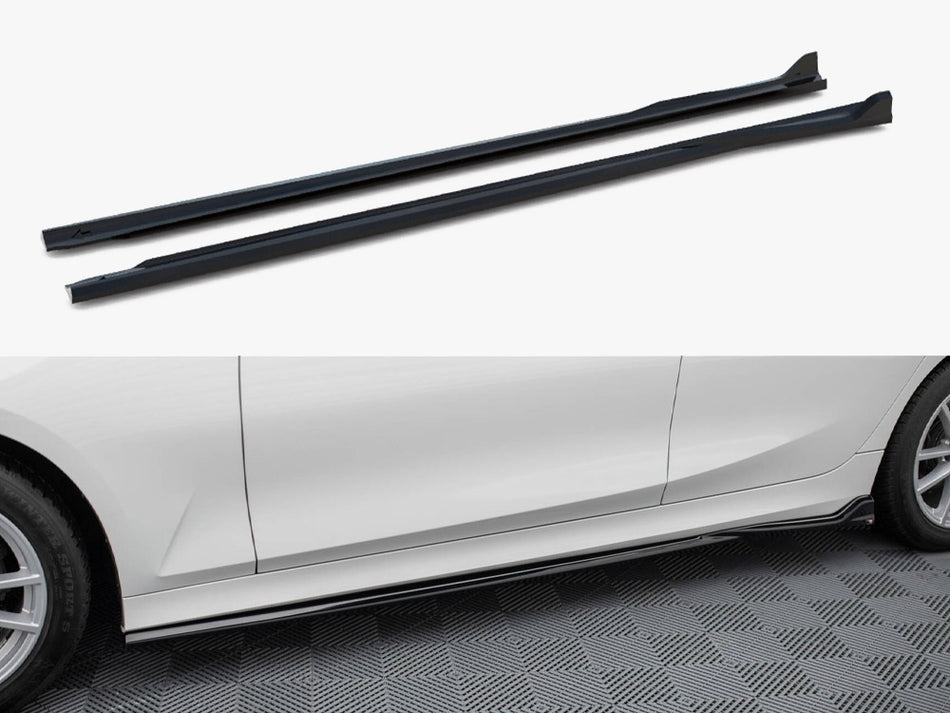 Maxton Side Skirts Diffusers BMW 3 Sedan / Touring G20 / G21 Facelift