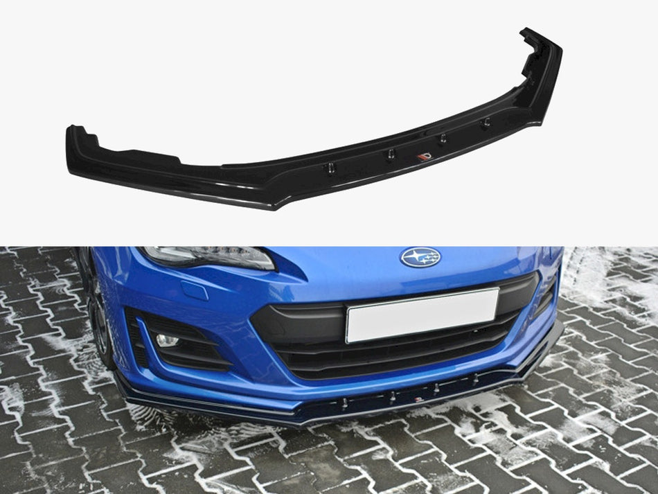 Maxton Front Splitter V.1 Subaru BRZ Mk1 Facelift - Carbon Look