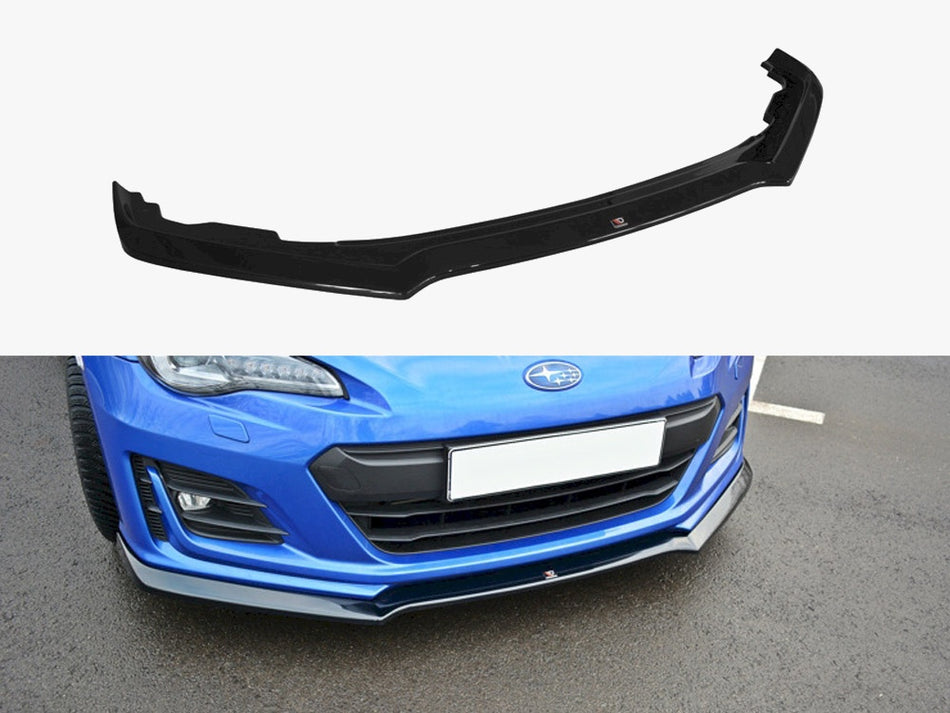 Maxton Front Splitter V.2 Subaru BRZ Facelift - Textured