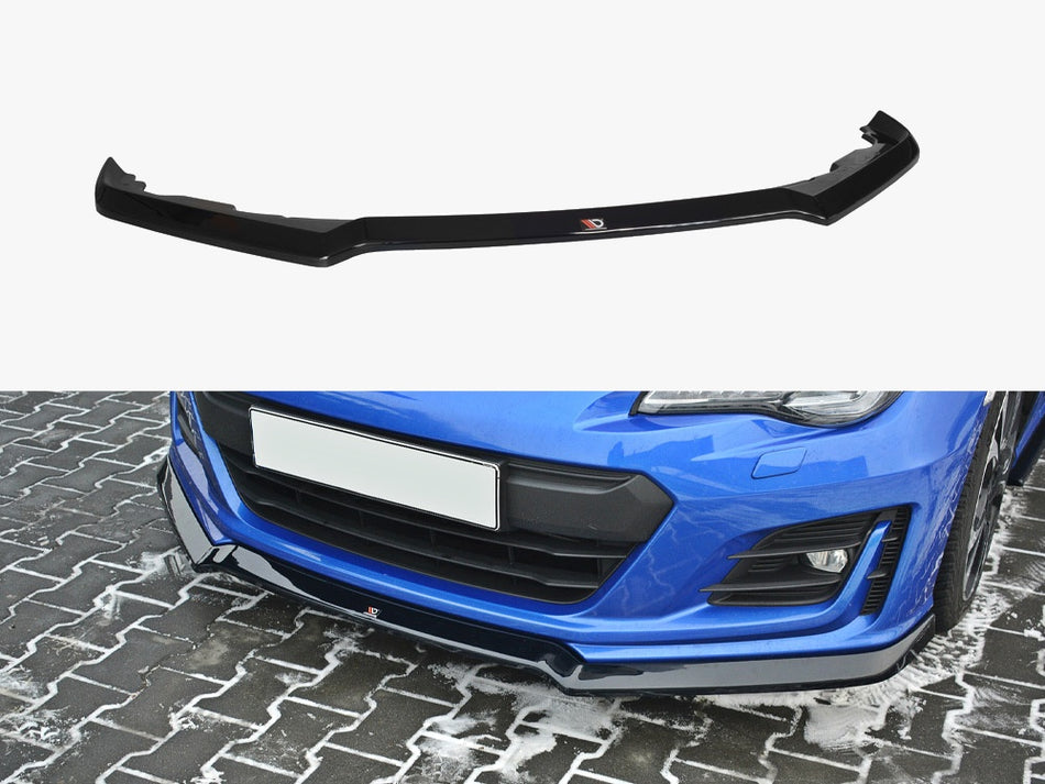 Maxton Front Splitter V.3 Subaru BRZ Mk1 Facelift - Carbon Look